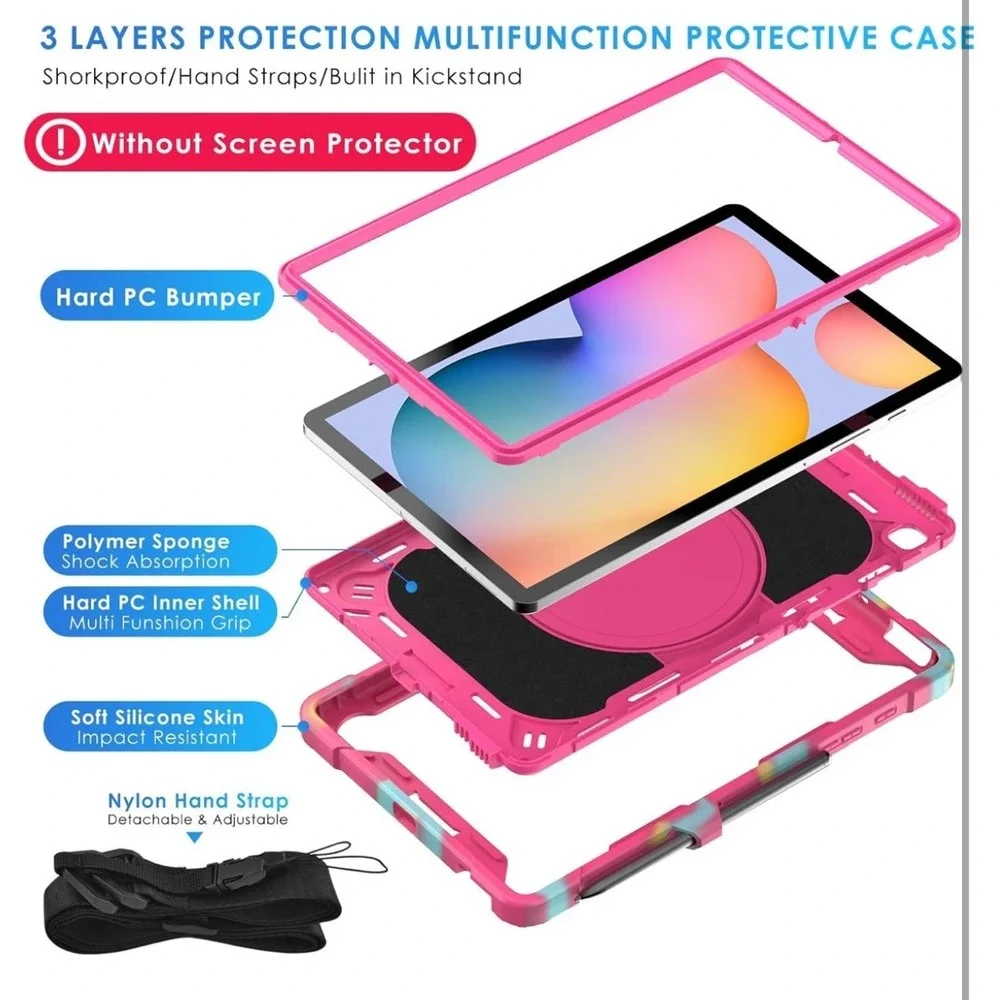 DETUOSI Case Compatible with Samsung Galaxy Tab S6 Lite 10.4 inch